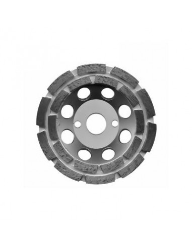 Disque Diamant 125 Mm Pour Meuleuse - Double Rangée, Alésage 22.23 Mm, Pour Béton, Pierre, Colle à Carrelage